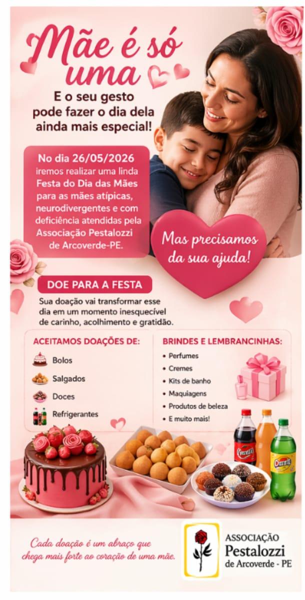 Dia das Mães - Pestalozzi Arcoverde